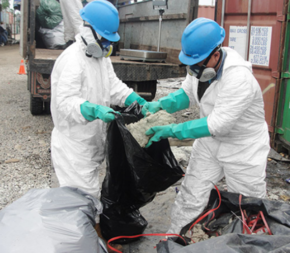 CESVEN ♻️ Desmontaje de Asbesto Venezuela | Desechos peligrosos. Incineración